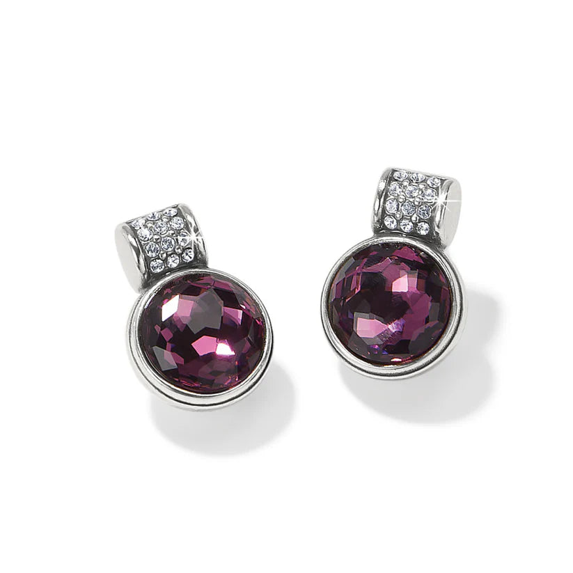 Brighton Meridian Aurora Petite Post Earrings in Amethyst at ooh la la! in Grapevine TX 76051