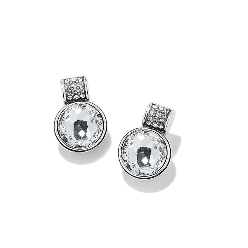 Brighton Meridian Aurora Petite Post Earrings in Silver Crystal at ooh la la! in Grapevine TX 76051