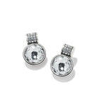 Brighton Meridian Aurora Petite Post Earrings in Silver Crystal at ooh la la! in Grapevine TX 76051