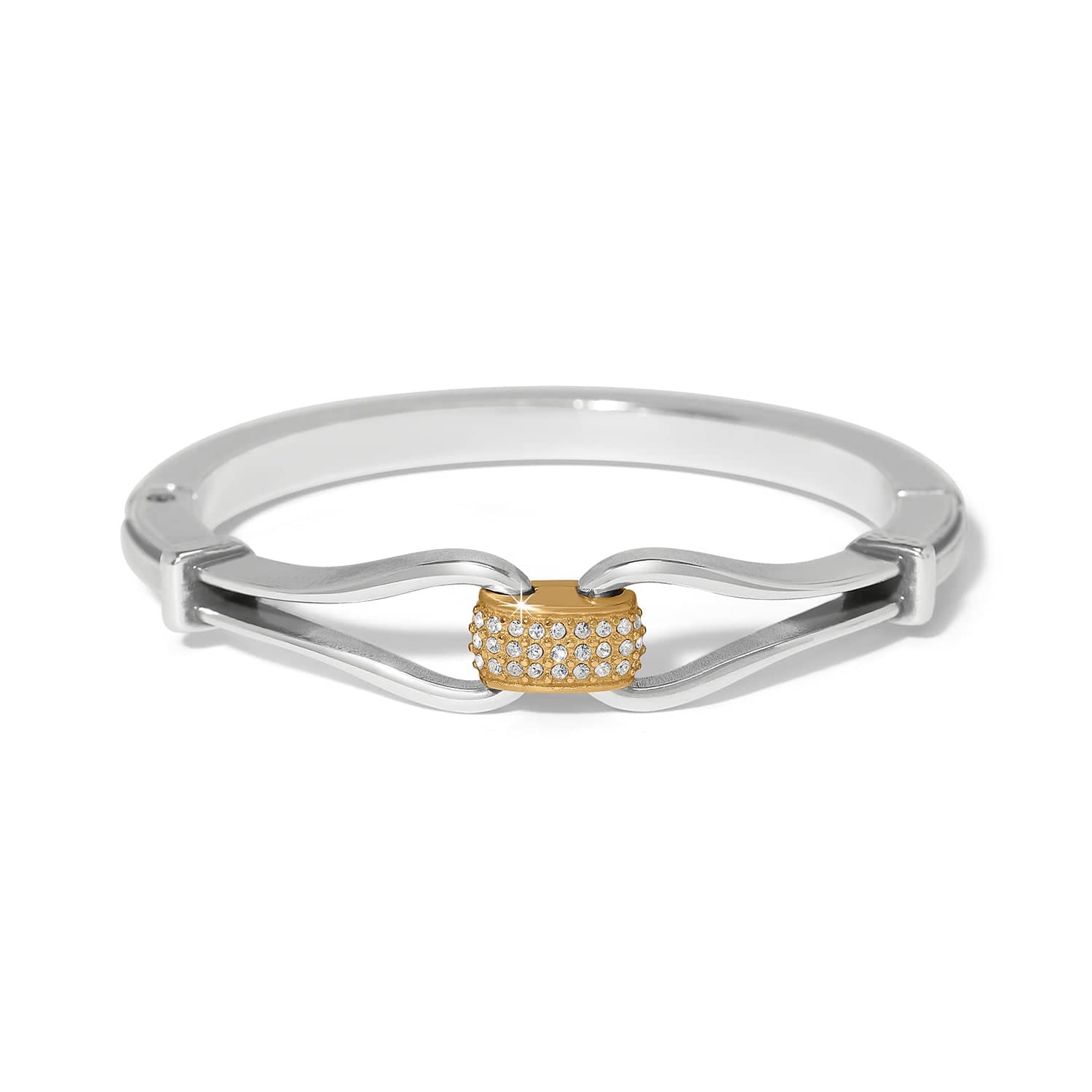 Brighton Meridian Classic 2 Tone Hinged Bangle