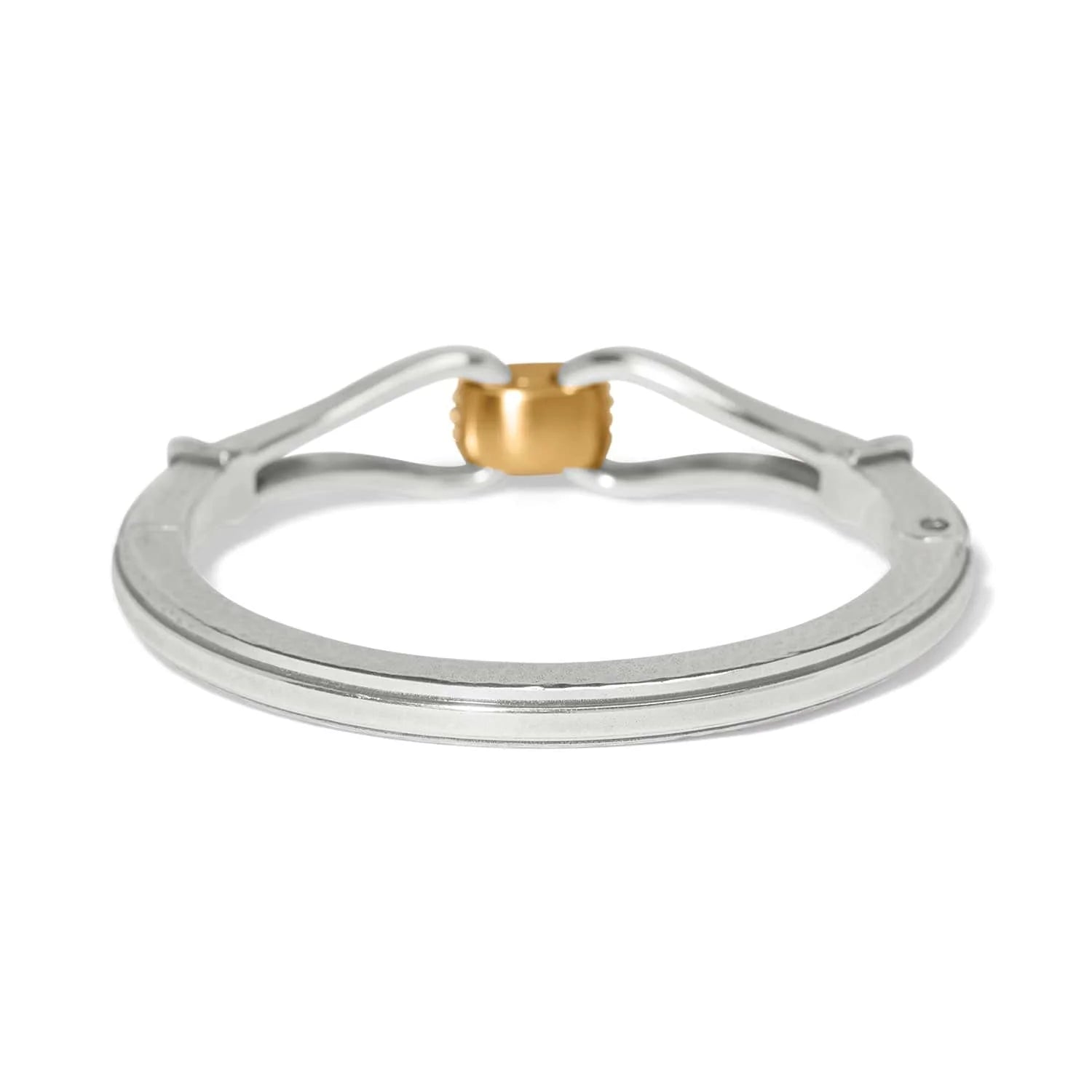 Brighton Meridian Classic 2 Tone Hinged Bangle at Ooh La La! in Grapevine TX 76051