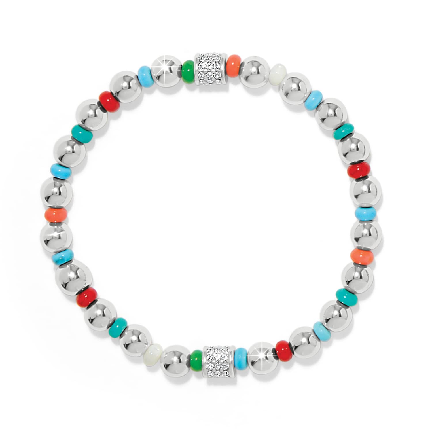 Brighton Meridian Petite Multi Color Stretch Bracelet