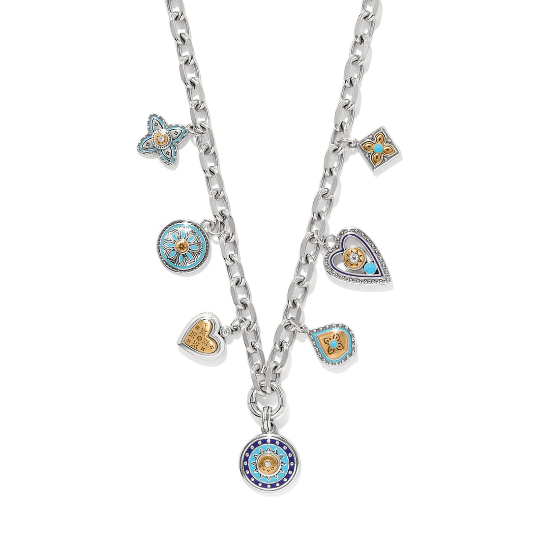 Brighton Mosaic Cerrillos Charm Necklace at Ooh La La! in Grapevine TX 76051