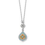Brighton Mosaic Cerrillos Petite Teardrop Necklace at Ooh La La! in Grapevine TX 76051