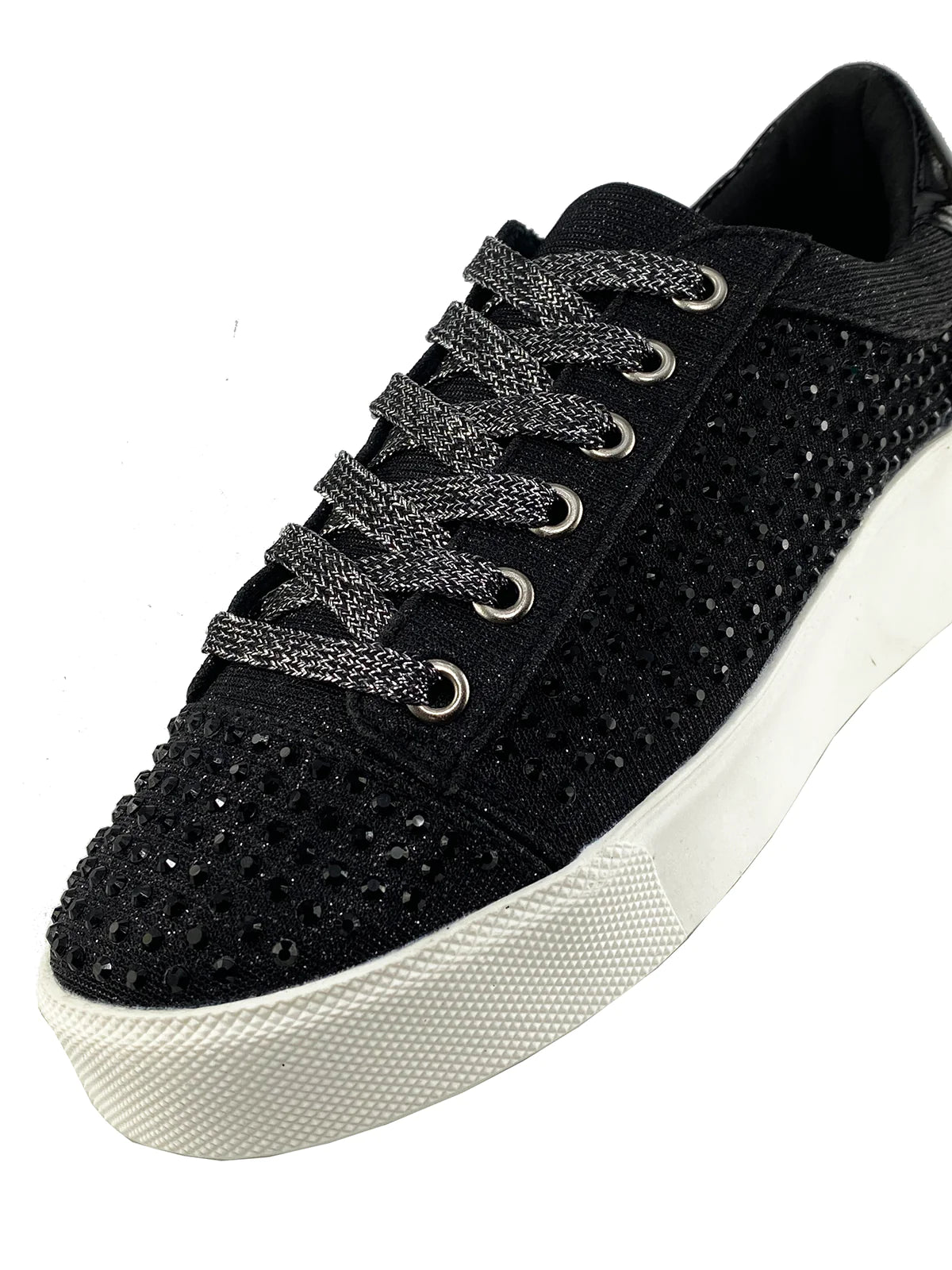 Not Rated Diva Sparkle Sneakers in Black at ooh la la! in Grapevine TX 76051