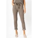 Hot Wash Ribbon Side Jegging - Multiple Colors