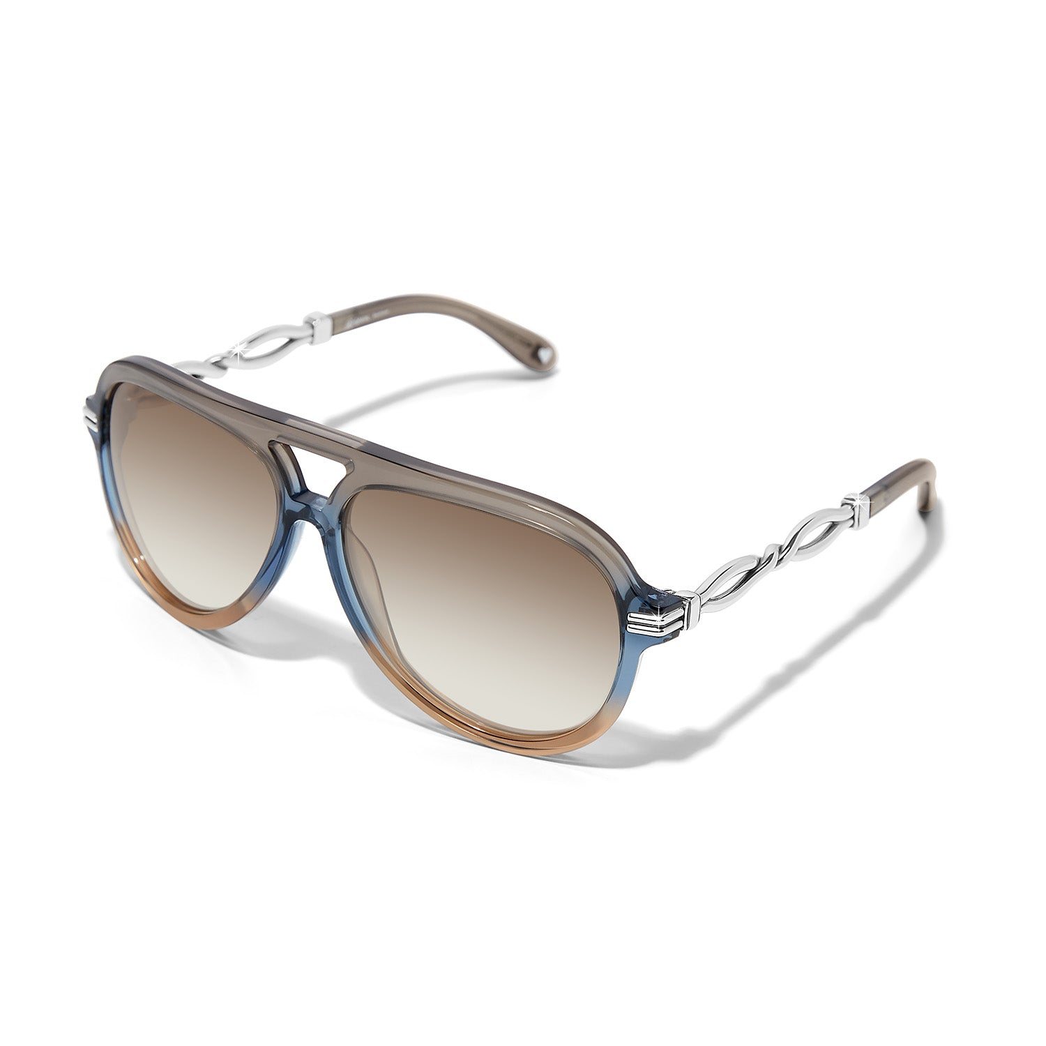Interlok Twist Aviator Sunglasses
