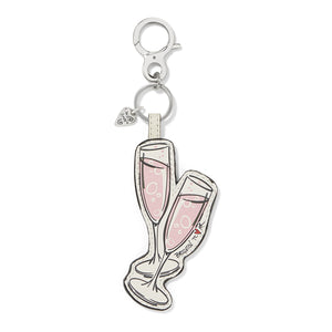 Paris Blooms Champagne For Two Handbag Fob