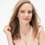 Brighton Twinkle Ruby Mini Post Earrings