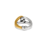 Brighton Interlok Curve Two Tone Ring