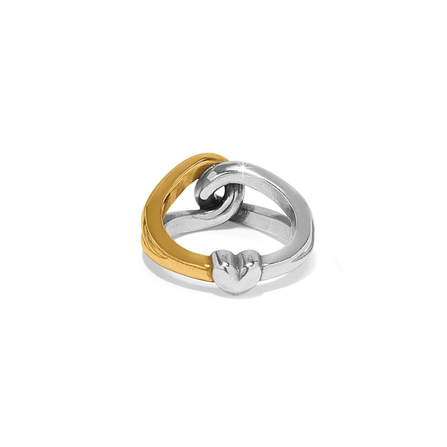 Brighton Interlok Curve Two Tone Ring