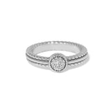 Brighton Illumina Celeste Silver Dome Ring