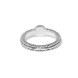 Brighton Illumina Celeste Silver Dome Ring