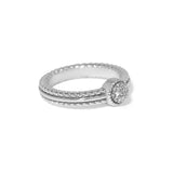 Brighton Illumina Celeste Silver Dome Ring