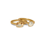 Brighton Trust Your Journey Double Pearl Ring Set at ooh la la in Grapevine TX 76051
