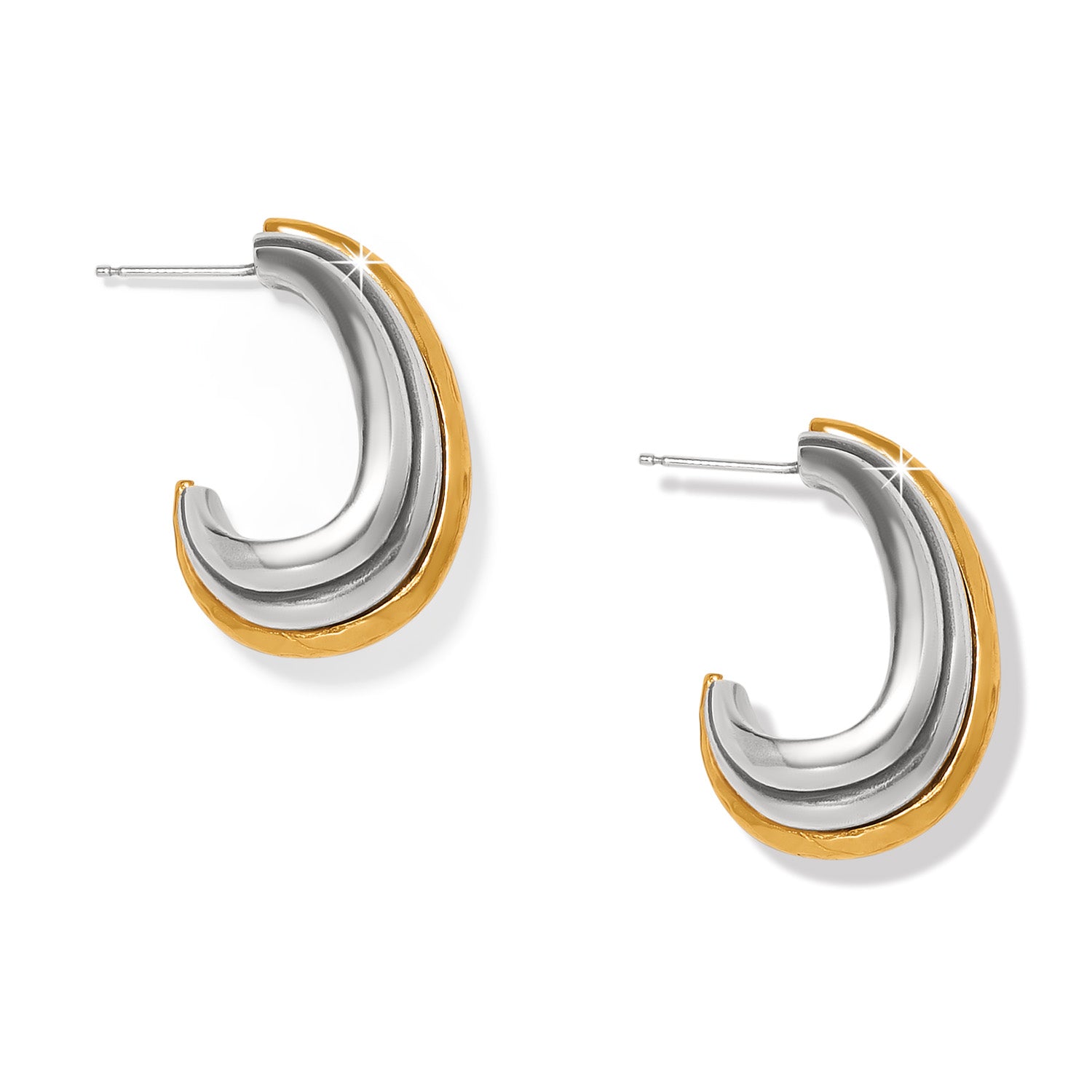 Ferrara Deco Large Hoop Earrings