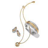 Ferrara Deco Large Hoop Earrings