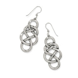 Interlok Braid Drop French Wire Earrings