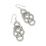 Interlok Braid Drop French Wire Earrings