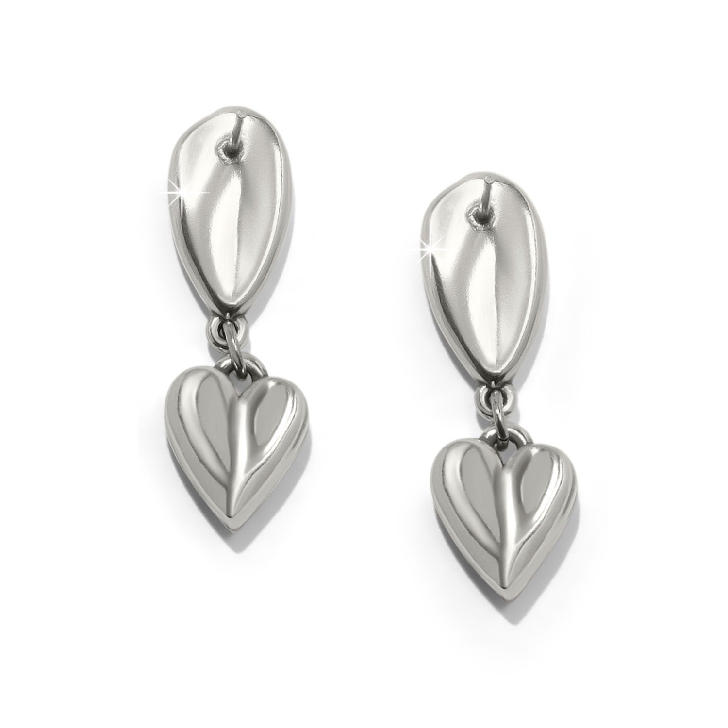 Brighton Cascade Heart Unity Post Drop Earrings at ooh la la! in Grapevine TX 76051