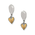 Brighton Cascade Heart Unity Post Drop Earrings at ooh la la! in Grapevine TX 76051