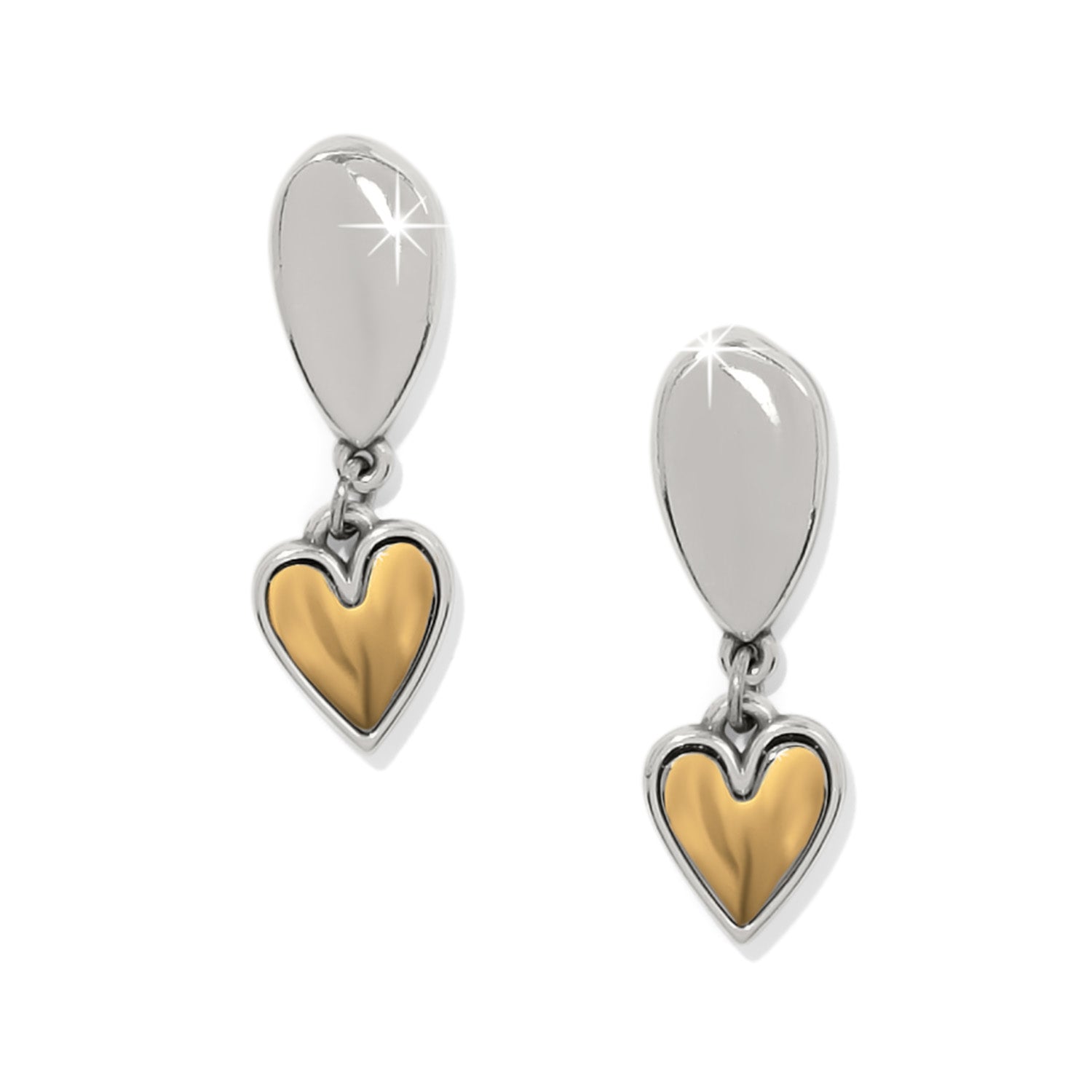 Brighton Cascade Heart Unity Post Drop Earrings at ooh la la! in Grapevine TX 76051