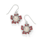 Brighton Everbloom Ruby Pearl French Wire Earrings at ooh la la! in Grapevne TX 76051