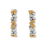 Pebble Edge Large Hoop Earrings