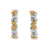 Pebble Edge Large Hoop Earrings