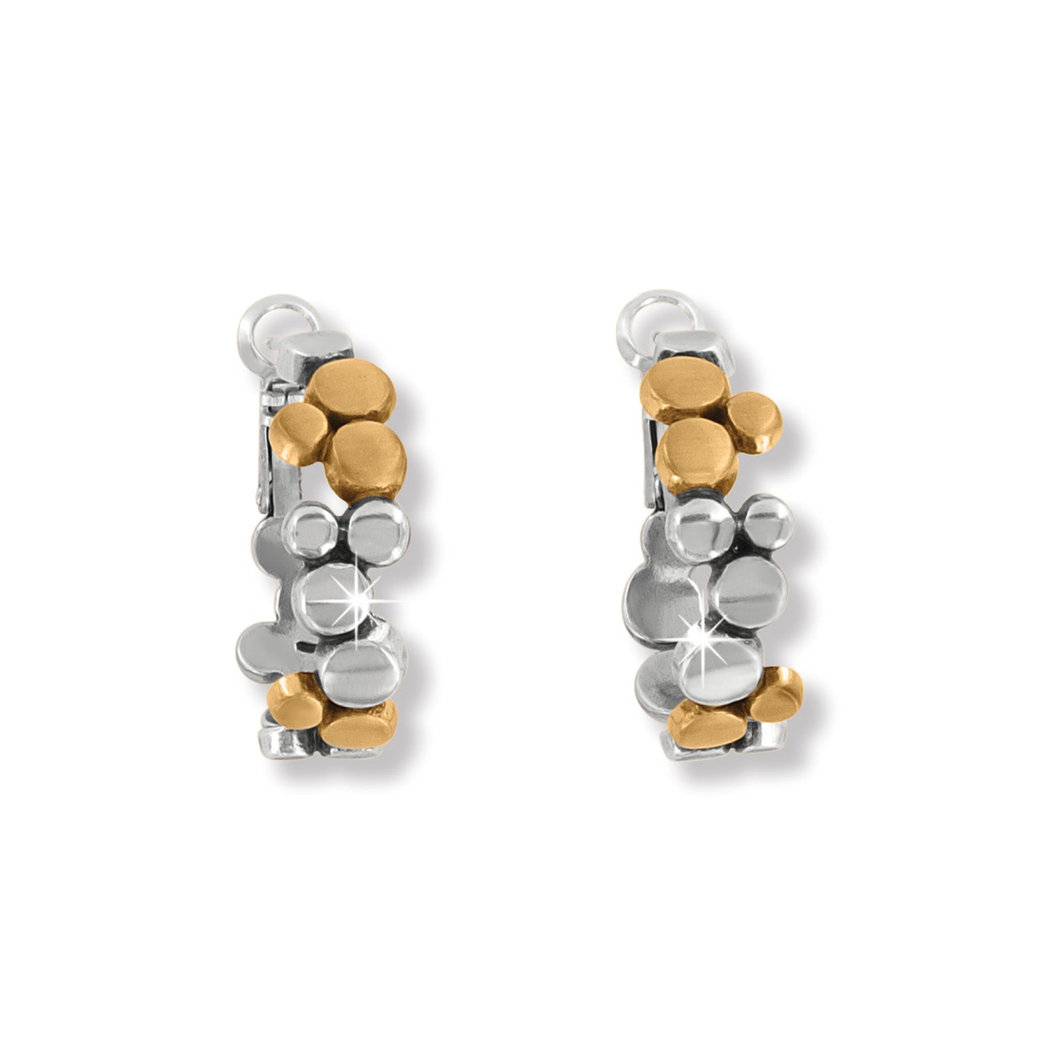 Brighton Pebble Edge Small Hoop Earrings at ooh la la! in Grapevine TX 76051