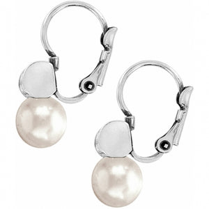 Meridian Petite Pearl Leverback Earrings