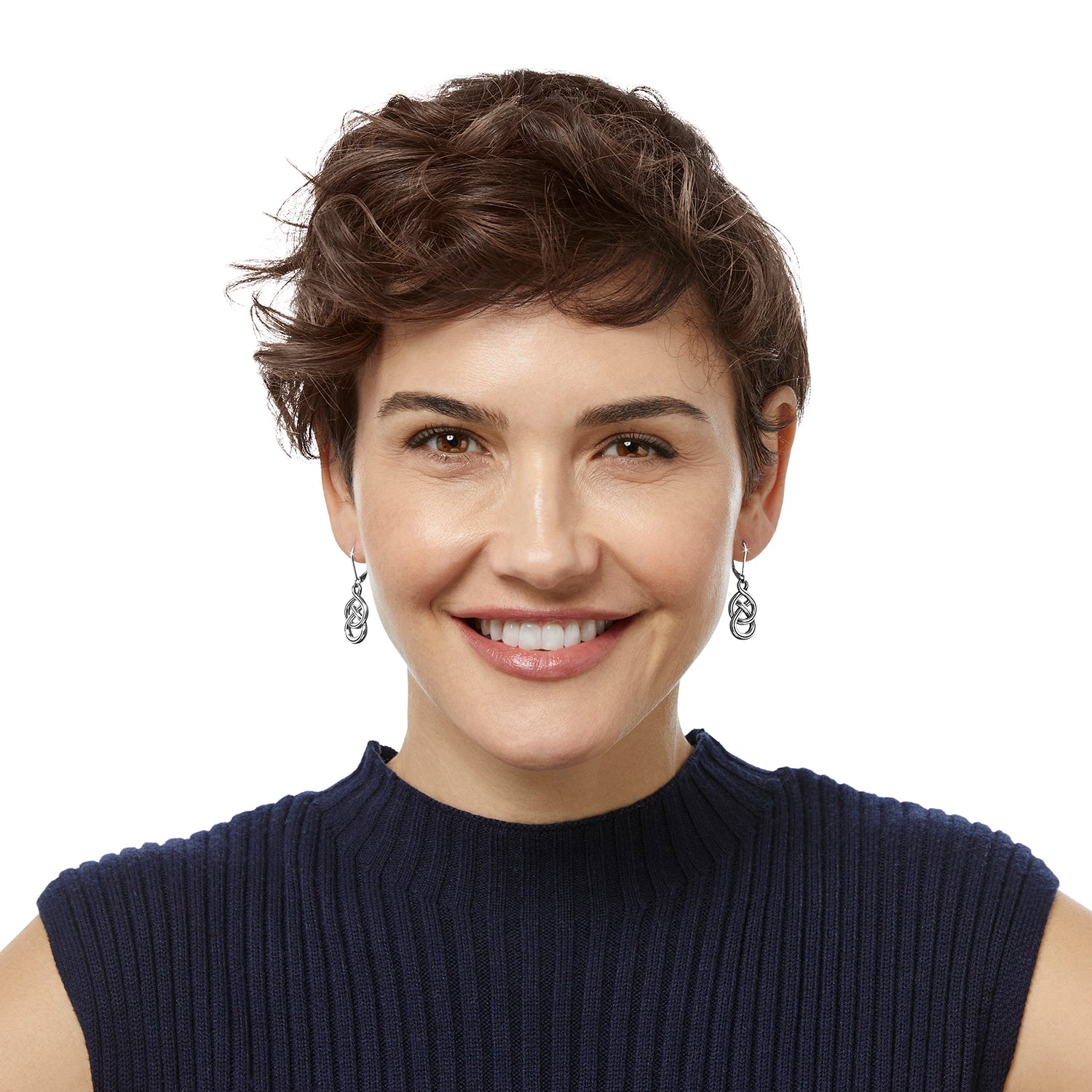 Interlok Braid Petite Leverback Earrings