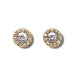 Brighton Illumina Solitaire Gold Post Earrings at ooh la la! in Grapevine TX 76051
