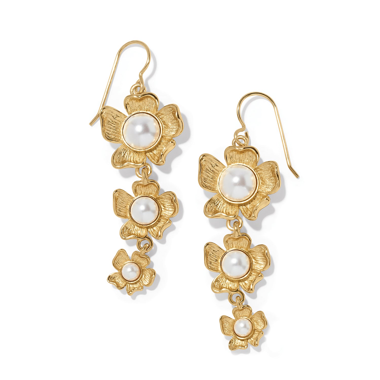 Brighton Everbloom Pearl Drop Earrings