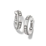 Brighton Pretty Tough Gem Hoop Earrings in Silver at ooh la la! in Grapevine TX 76051