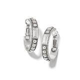 Brighton Pretty Tough Gem Hoop Earrings in Silver at ooh la la! in Grapevine TX 76051