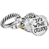 Wine O' Clock Charm