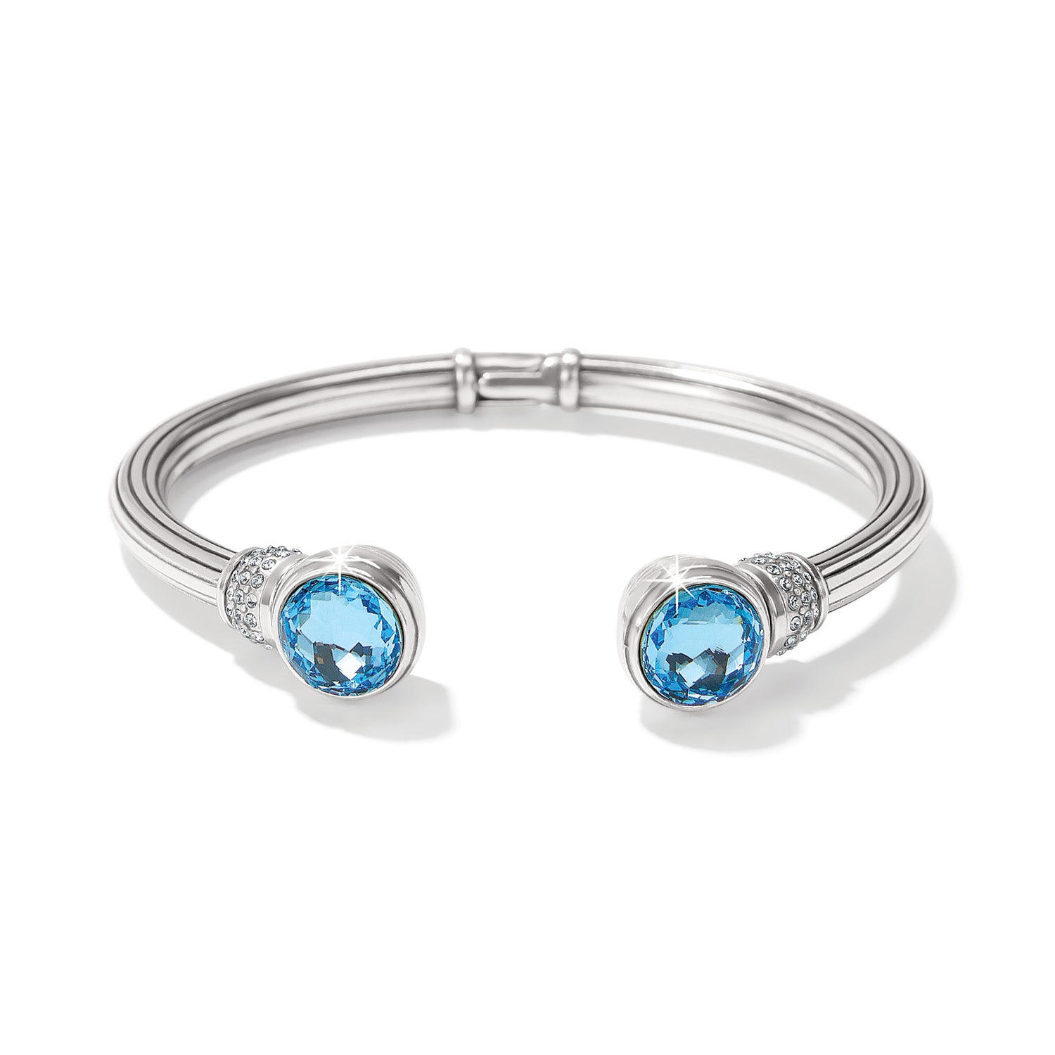 Brighton Meridian Aurora Petite Hinge Bangle in Aqua at ooh la la in Grapevine TX 76051