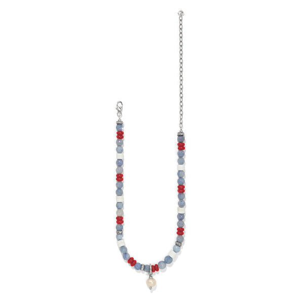 Brighton Americana Beach Pearl Charm Necklace at ooh la la! in Grapevine TX 76051