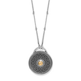 Brighton Ferrara Segreta Medallion Petite Necklace at Ooh La La! in Grapevine TX 76051