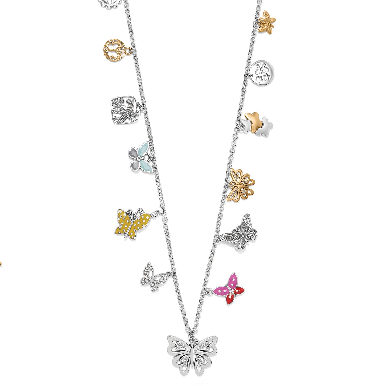 Brighton Forever Butterfly Charm Necklace at ooh la la! in Grapevine TX 76051