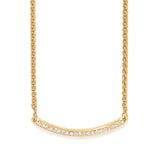Brighton Meridian Geo Bar Gold Necklace at ooh la la! in Grapevine TX 76051