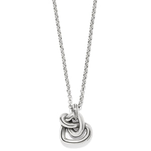 Brighton Interlok Curve Heart Necklace at ooh la la! in Grapevine TX 76051