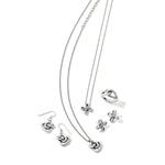 Brighton Interlok Curve Heart Necklace at ooh la la! in Grapevine TX 76051