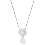 Cascade Round Pearl Necklace