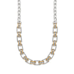 Mosaic Two Tone Links Necklace