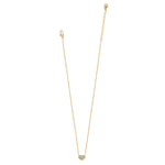 Brighton Illumina Celeste Gold Heart Petite Necklace at ooh la la! in Grapevine TX 76051