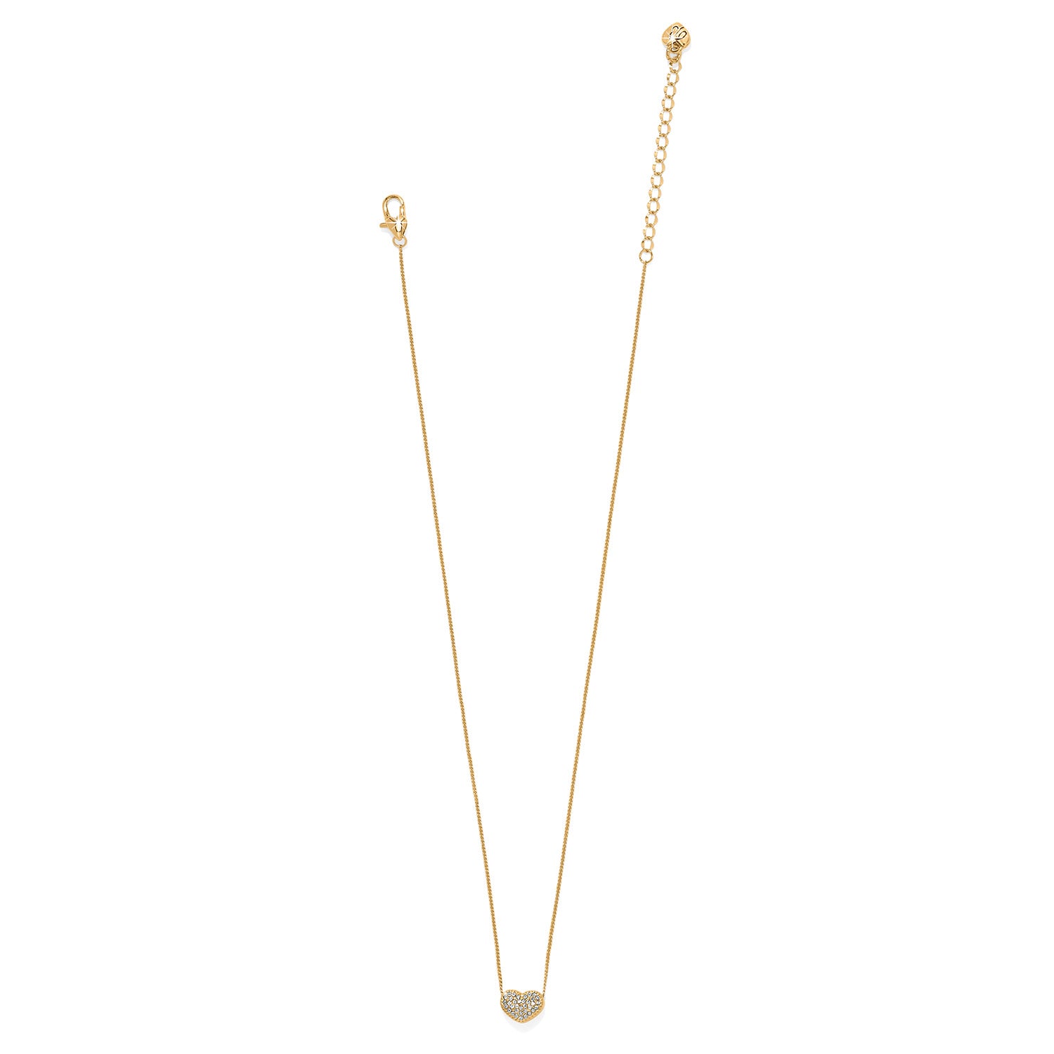 Brighton Illumina Celeste Gold Heart Petite Necklace at ooh la la! in Grapevine TX 76051