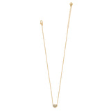 Brighton Illumina Celeste Gold Heart Petite Necklace at ooh la la! in Grapevine TX 76051