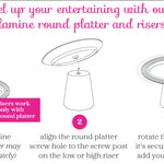 Nora Fleming Melamine Round Platter at ooh la la! in Grapevine TX 76051